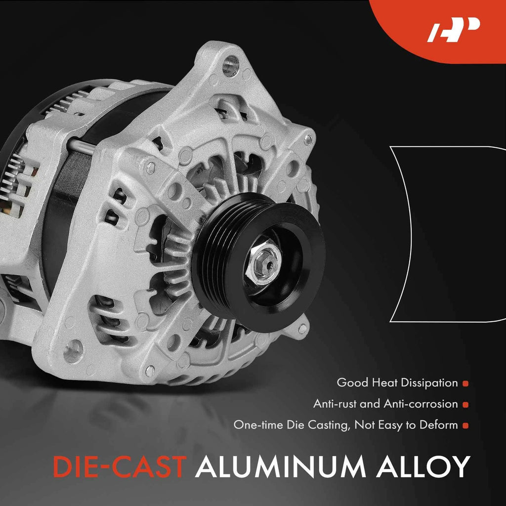Alternator for Ford F-150 (2012–2017) 200A 6-Groove Pulley