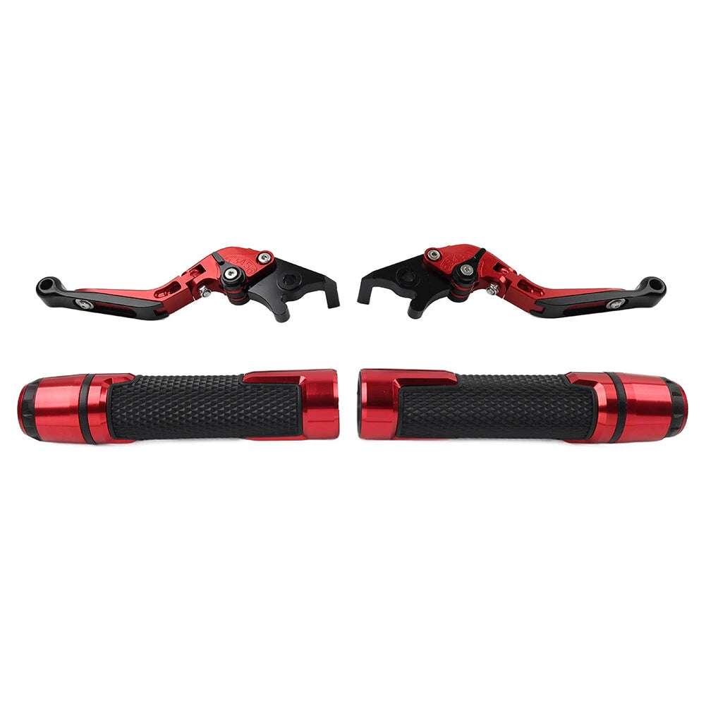 Set of 2 Red Extendable Brake Clutch Lever for BMW F800R (2009–2018)