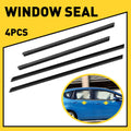 Set of 4 Door Belt Weather Strip Molding Seals for Honda Fit Jazz (2008–2013)