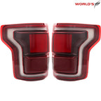 Set of 2 Tail Light Brake Lamps for Ford F150 Raptor (2017–2020) w/Blind Spot LED