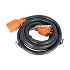 30Amp RV Extension Power Cord 15ft with Organizer for RVs