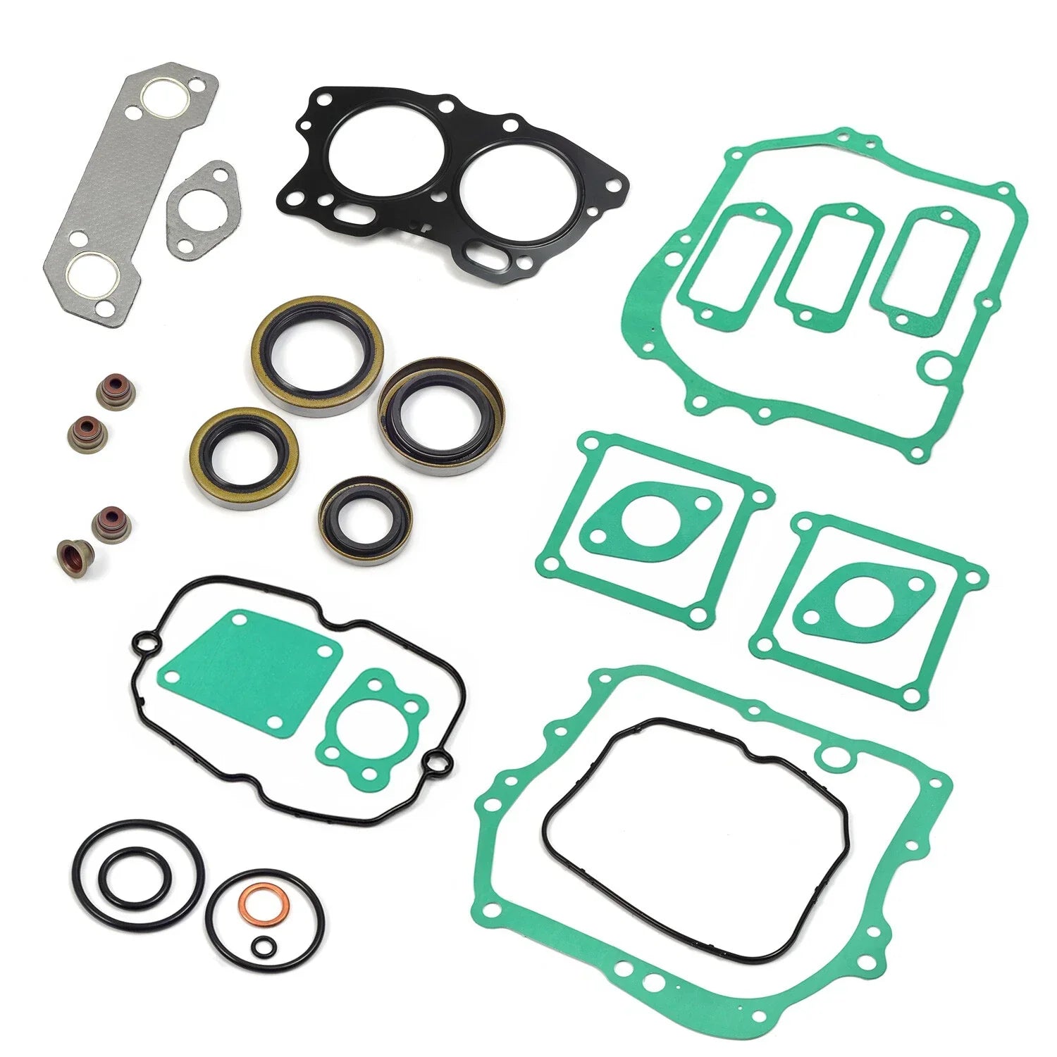 Piston & Intake Exhaust Valve & Gasket Kit for EZGO Robin 350cc (1996–2002)