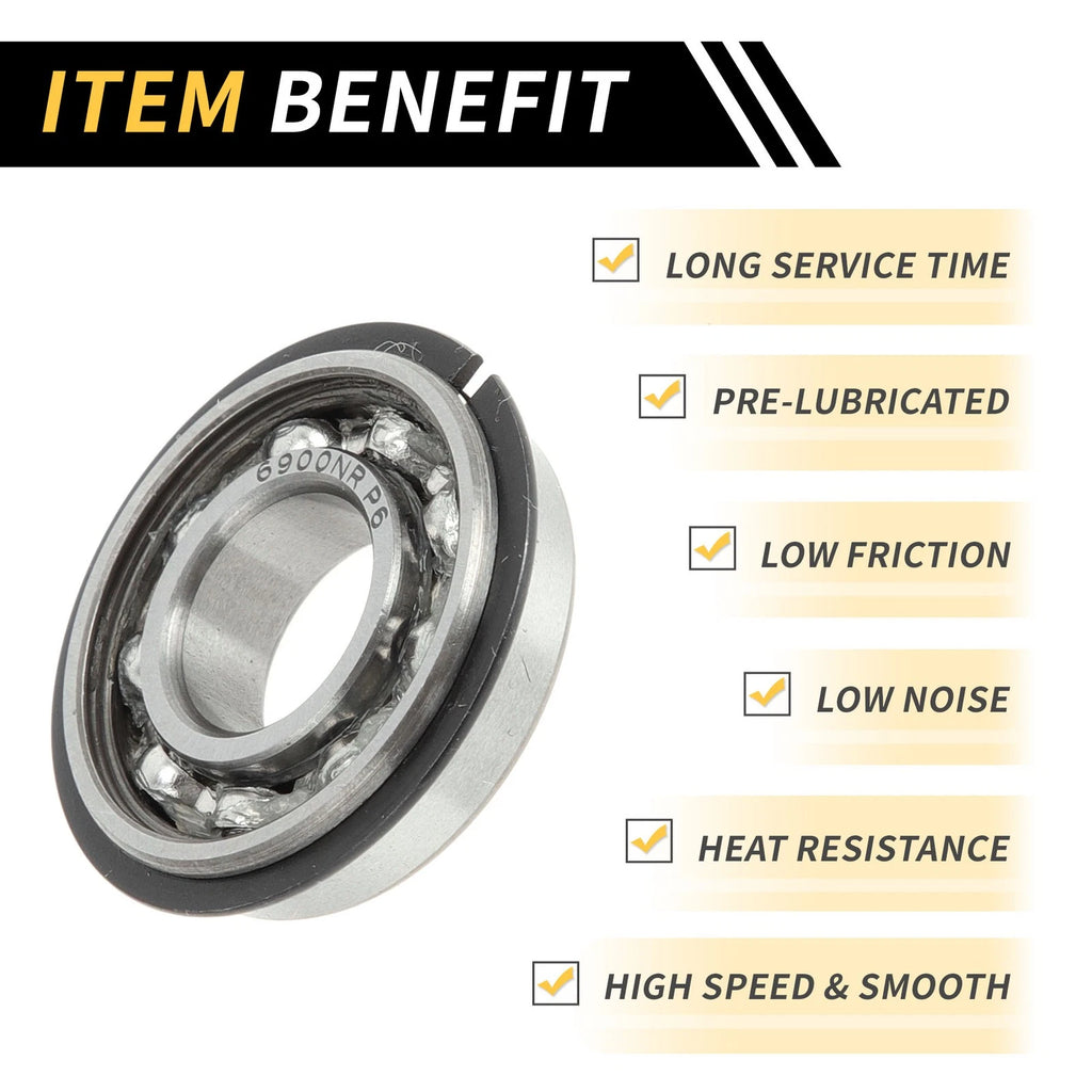 6900NR Deep Groove Ball Bearing for Scooter Skateboard Wheel (P6)