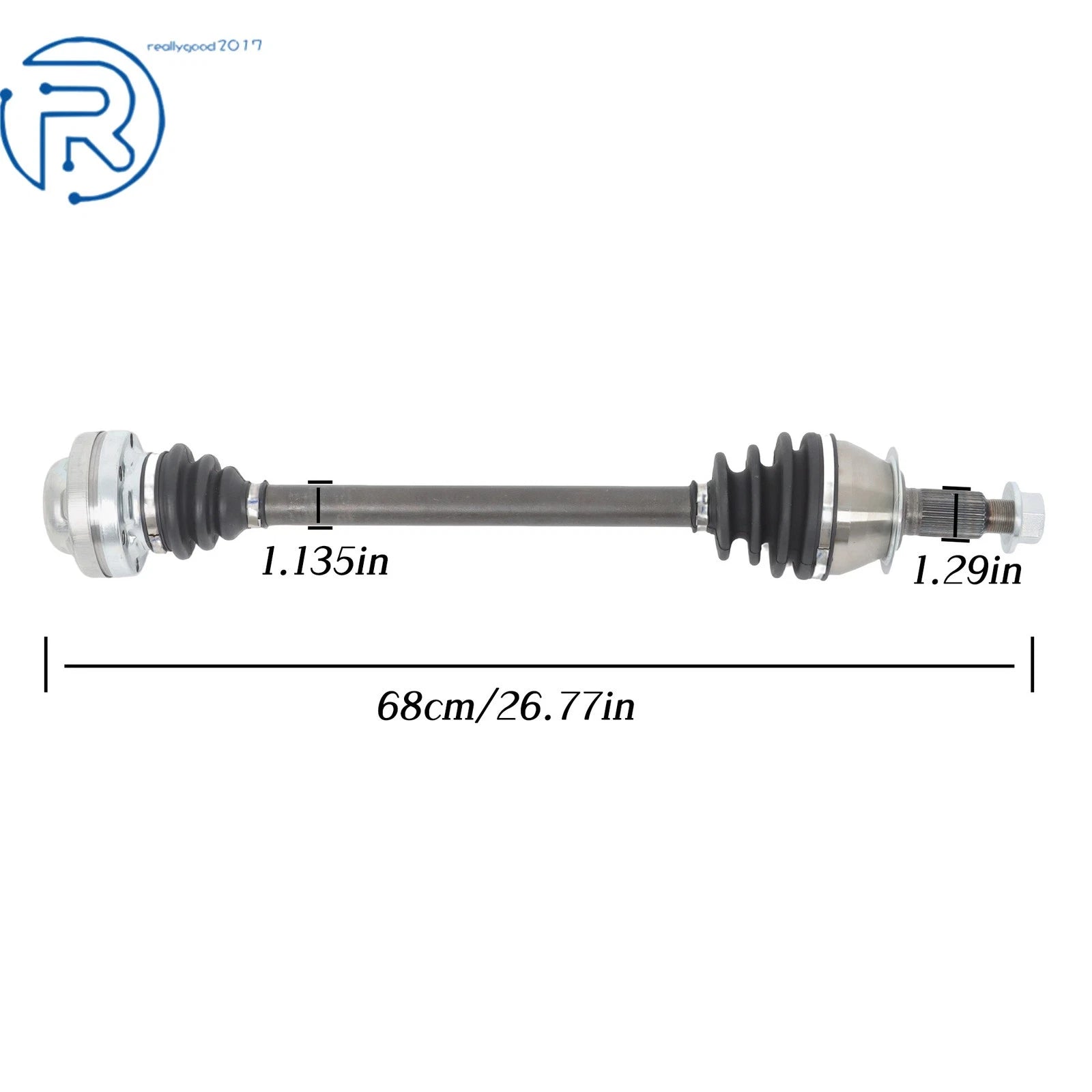 CV Axle Assembly for Cadillac ATS (2013-2019) AWD Rear Left