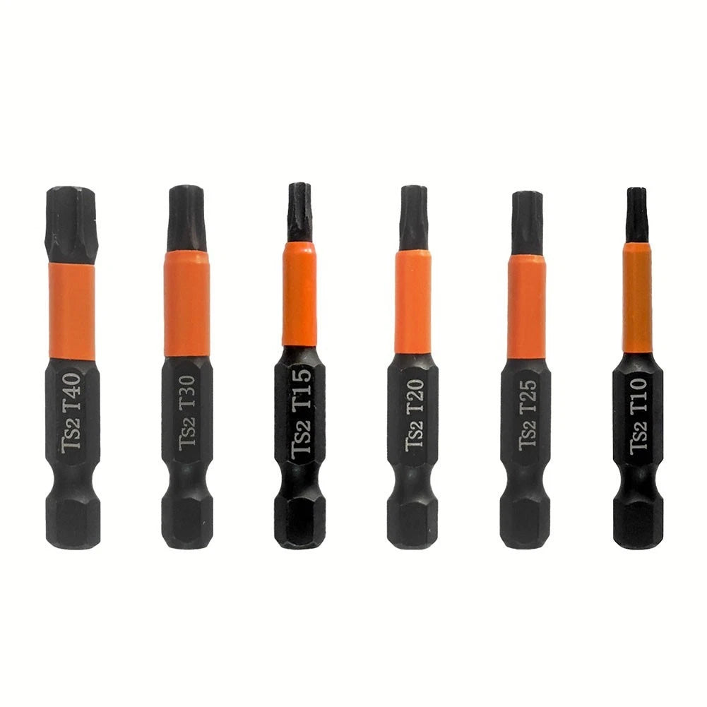 Set of 4 Hex Shank 1/4 Inch Magnetic Screwdriver Bits for Various Tools