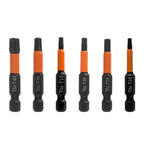 Set of 4 Hex Shank 1/4 Inch Magnetic Screwdriver Bits for Various Tools