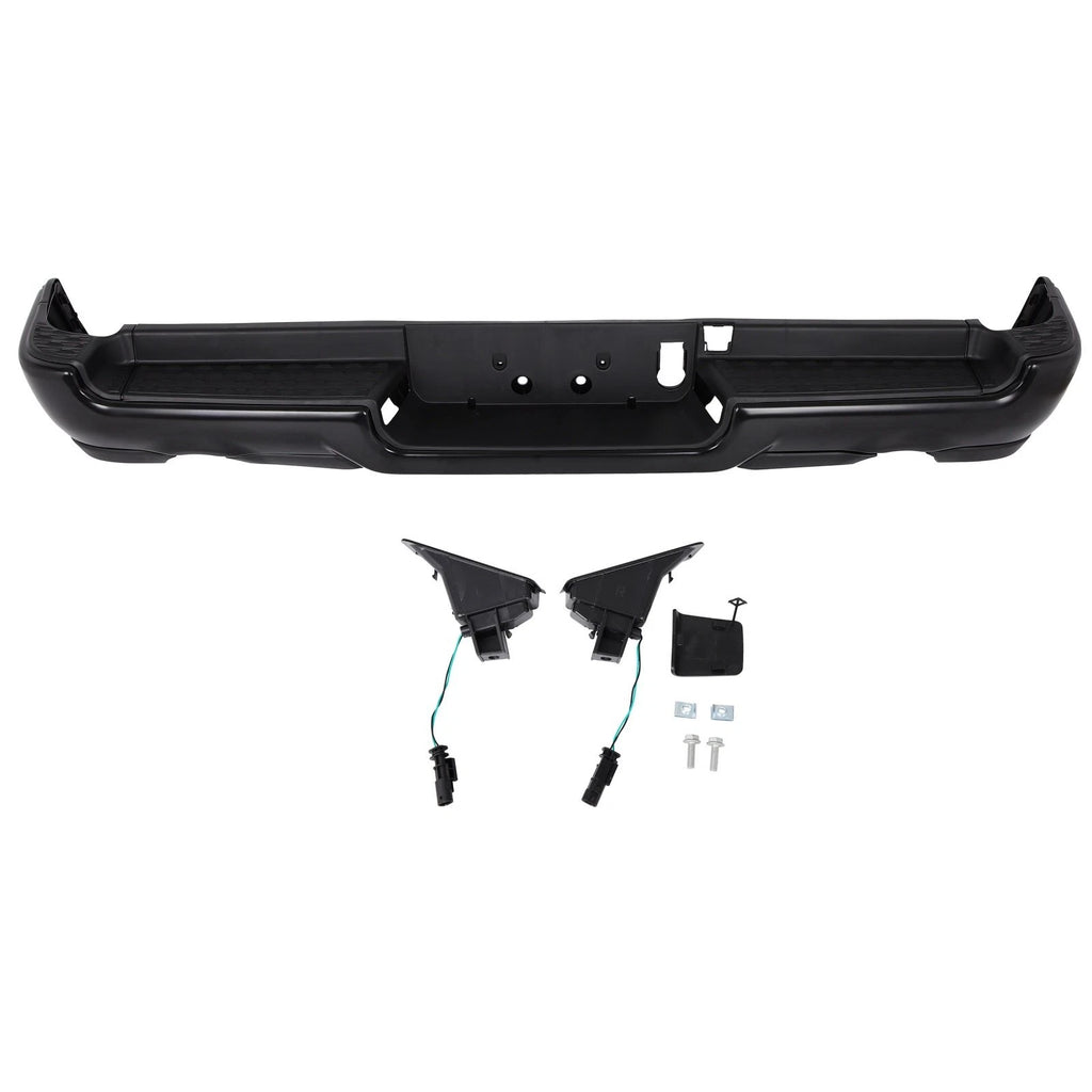 Steel Rear Bumper for RAM 1500 (2019–2024) w/ Dual Exhaust