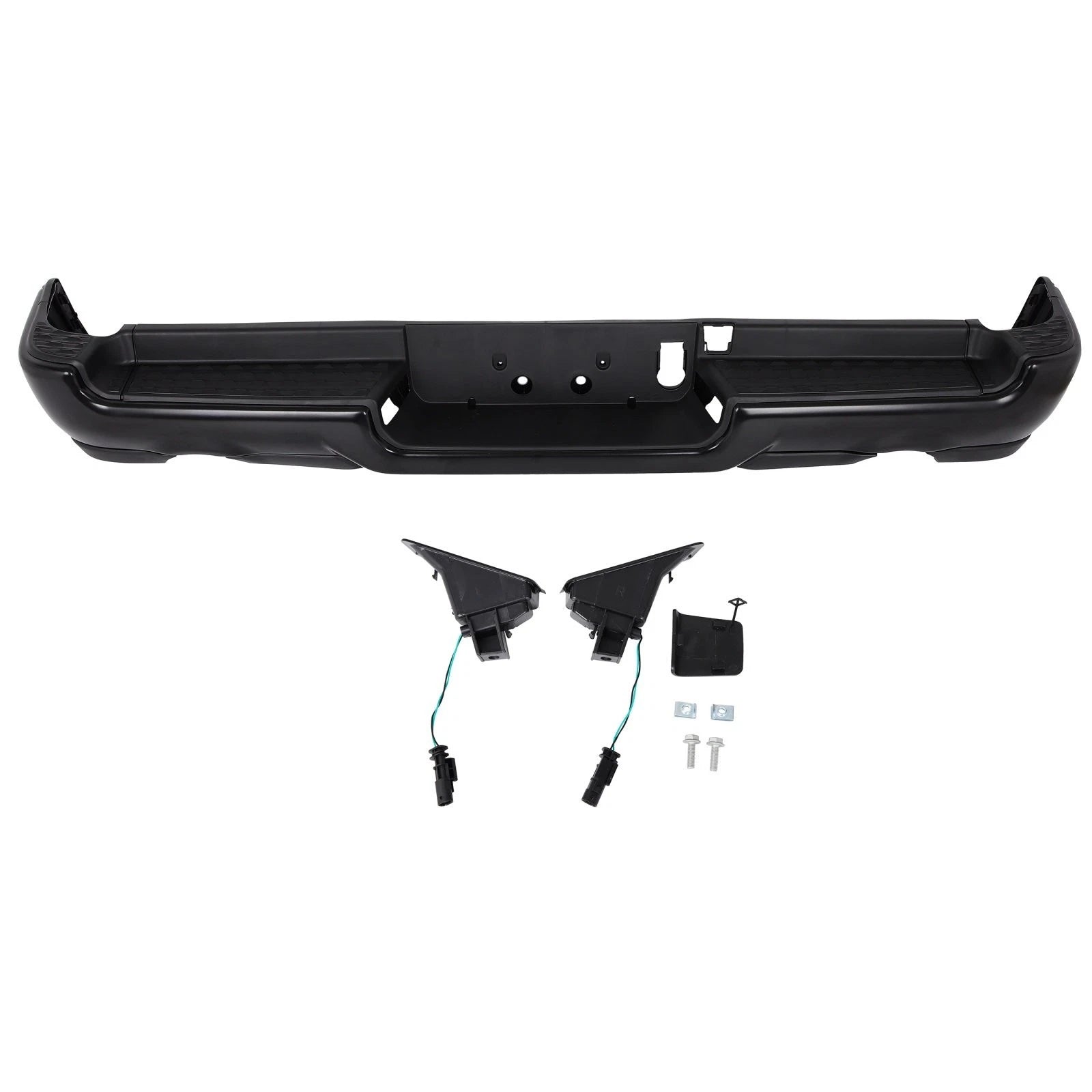 Steel Rear Bumper for RAM 1500 (2019–2024) w/ Dual Exhaust