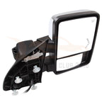 Pair of Heated Chrome Tow Mirrors for Ford F250 (1999–2007)