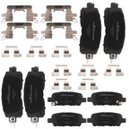 Front & Rear Ceramic Brake Pads Kit for Nissan Leaf (2014–2017) P-1650 P-905 D1650