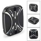 CNC Front Brake Reservoir Master Cylinder Cover for Harley Road King, Softail