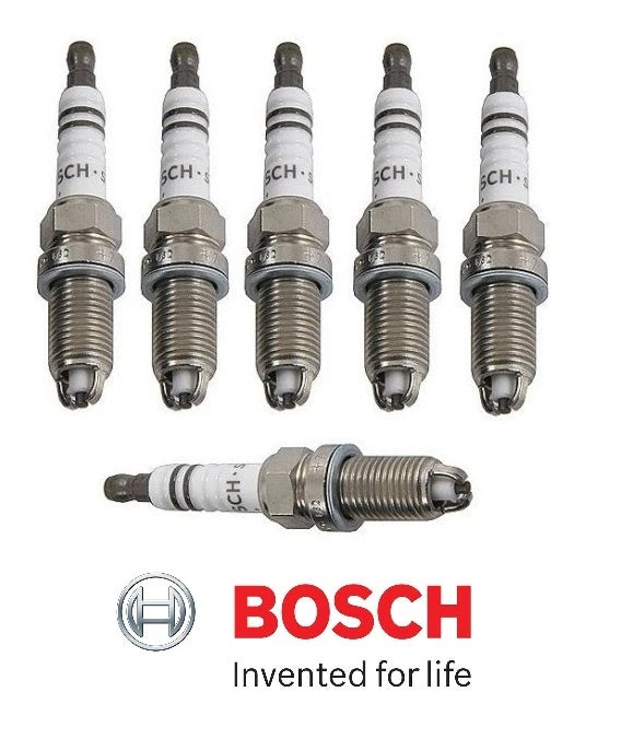 6X Bosch FR7LDC Double Electrode Spark Plugs for Porsche 911 & Boxster (1997–2008)