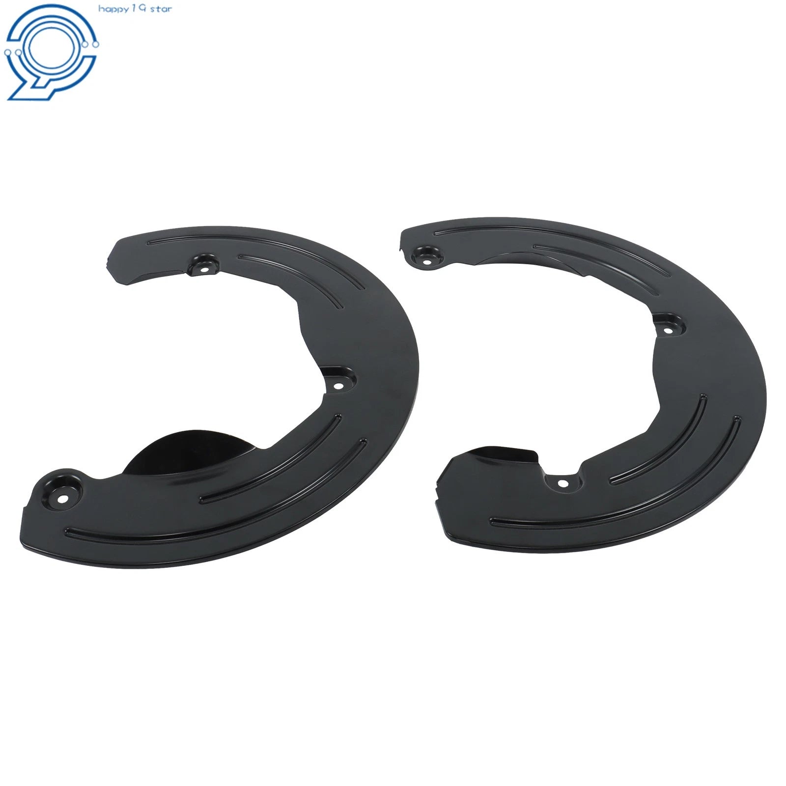 Set of 2 Brake Splash Shields for Dodge Ram 2500 3500 (2009–2024)