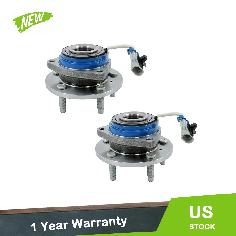 2Pc Front Wheel Hub & Bearing Assembly for Chevrolet Impala Pontiac Grand Prix