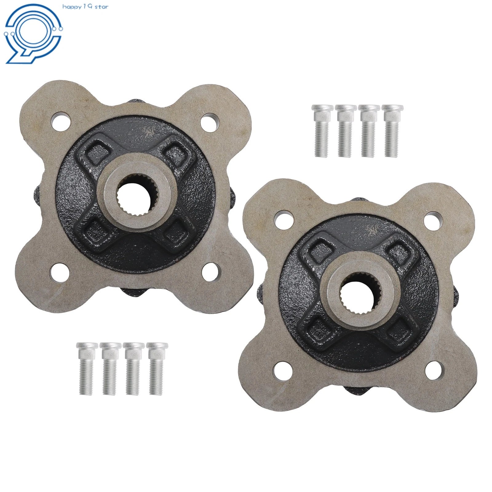 Rear Wheel Hubs & Studs Kit for Polaris Ranger XP 570 900 1000 (2015–2023) 7519753