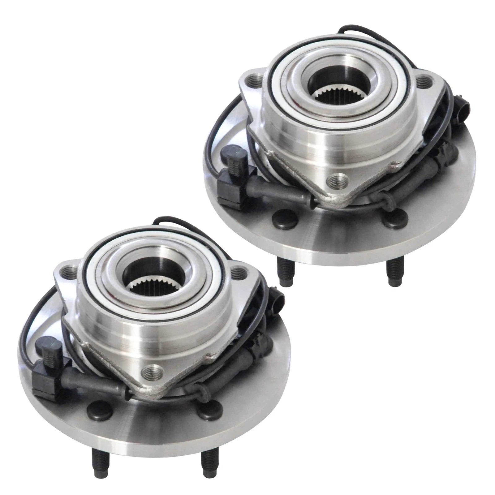 2X Front Wheel Bearing Hub Set for Hummer H3 H3T (2006–2010)