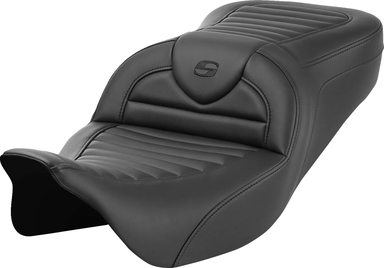 SADDLEMEN Roadsofa Seat for Harley FL (2008–2023) Tuck-n-Roll