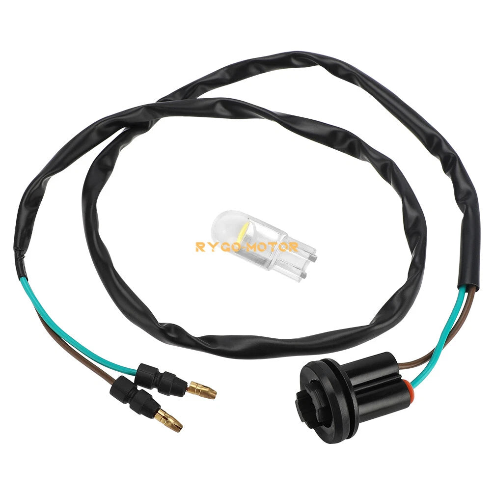 Taillight Socket Cord w/ Bulb for Honda Fourtrax 300 TRX300 (1988–1996)