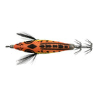 Glow in Dark Orange 8cm Wood Shrimp Bait for Squid Fishing (Saltwater)