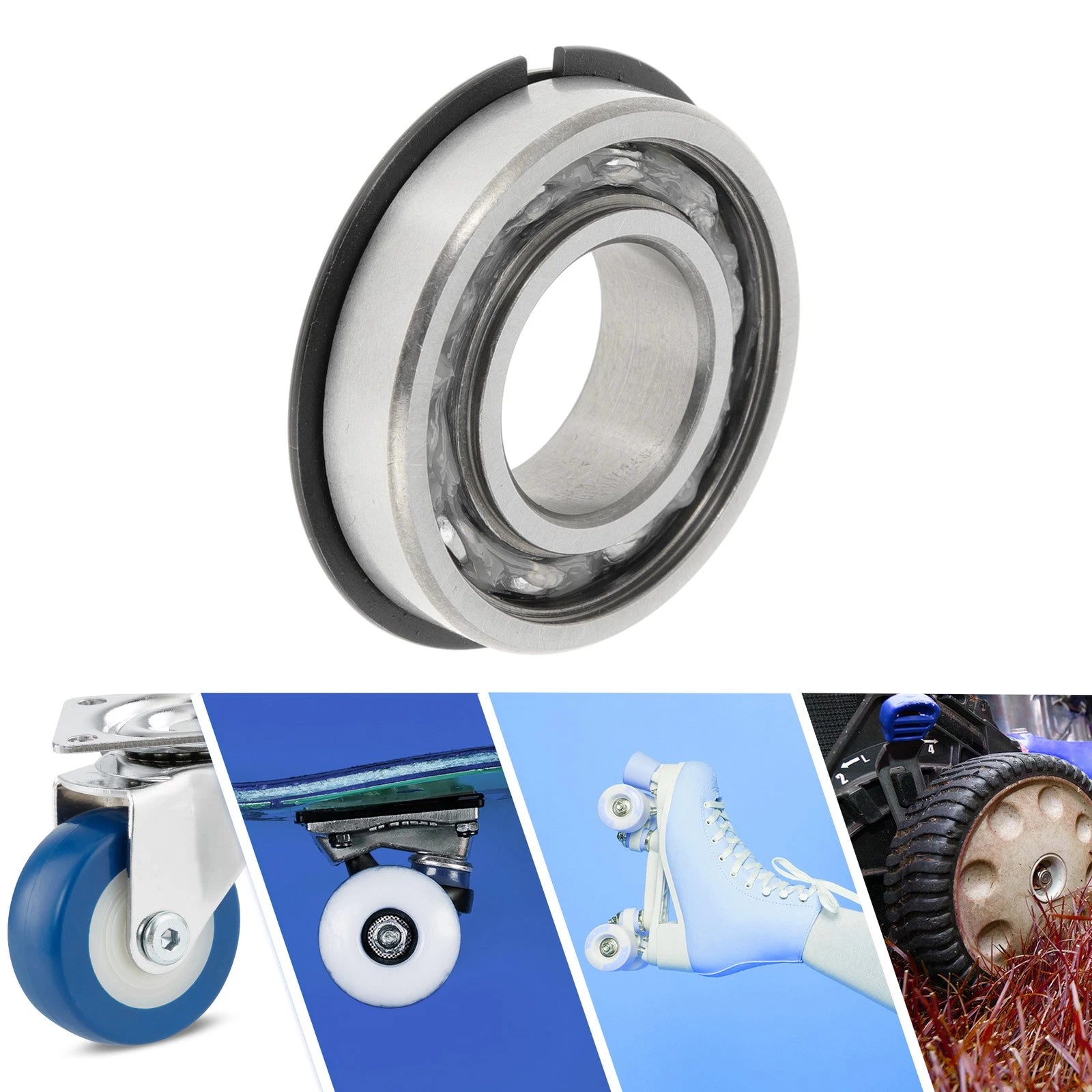 6003NR Deep Groove Ball Bearing for Scooter Skateboard Wheel (17x35x10mm)