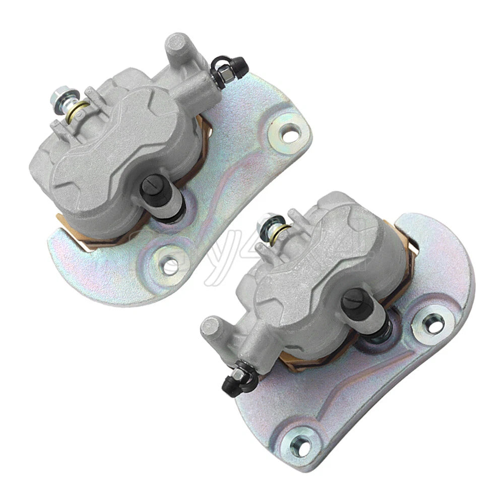 Set of 2 Front Brake Calipers with Pads for Can-Am Commander 800R 1000 1000R