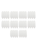 10PCS White Garden Fences for Courtyard Decoration (22cm x 20cm)