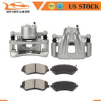 Front Brake Calipers & Ceramic Brake Pads for Jeep Liberty (2002–2007)
