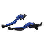 Blue Extendable Brake Clutch Levers for BMW R1200GS R1200GS ADV (2004-2013)