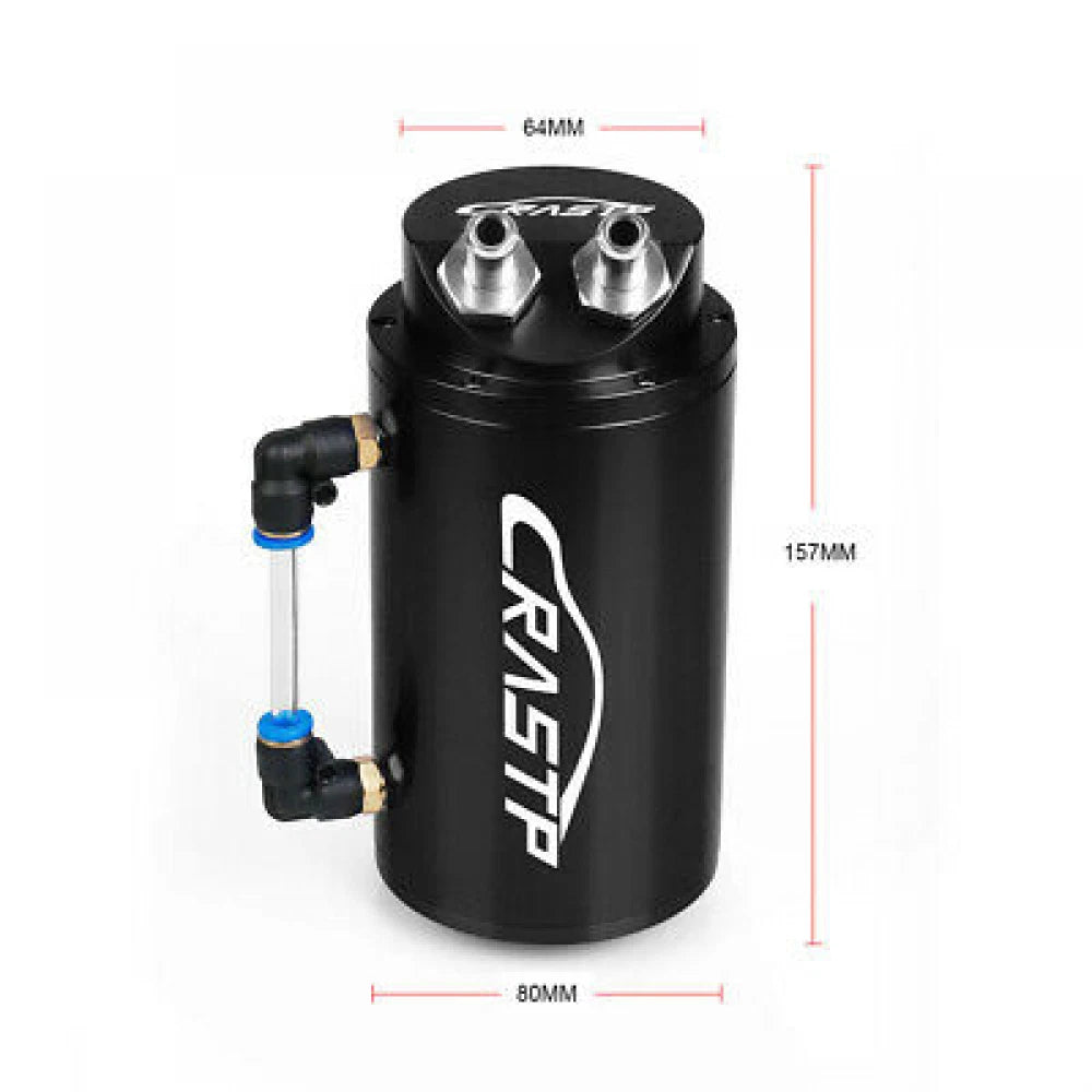 Aluminum Engine Oil Catch Tank Can Reservoir for Car