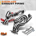 Stainless Steel 4-1 Long Tube Header Exhaust System for Dodge 5.2L/5.9L V8 (1996–2003)