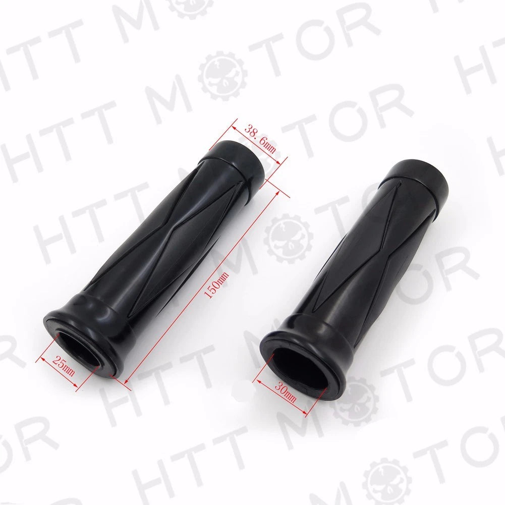 1" Skull Hand Grips for Harley Softail Dyna Sportster (Custom, Low Rider)