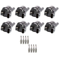 Set of 8 Ignition Coils & NGK Spark Plugs for Camaro Escalade ESV (2002–2020)