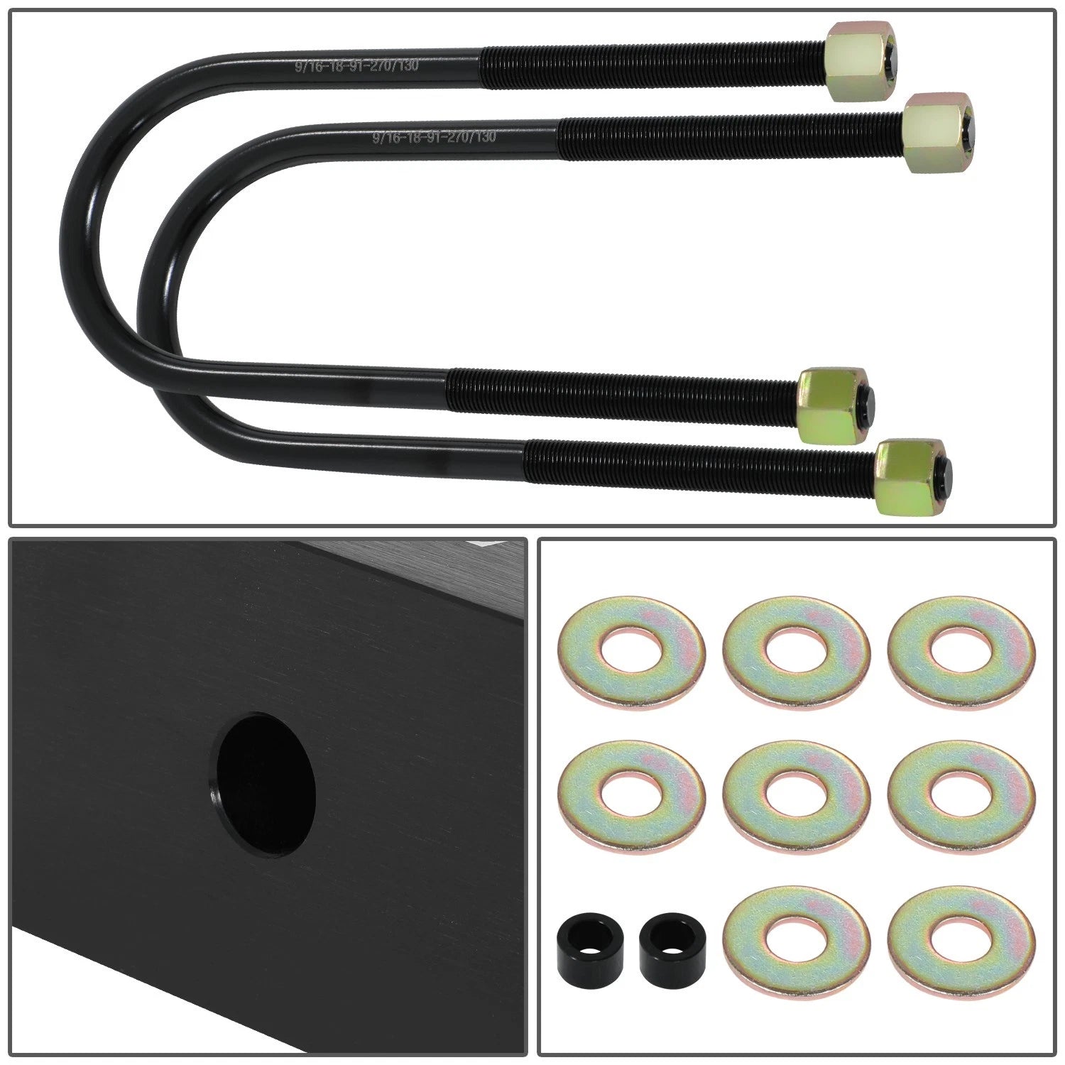2" Lift Blocks Kit for Dodge Ram 1500 2500 3500 (2002–2013) J2