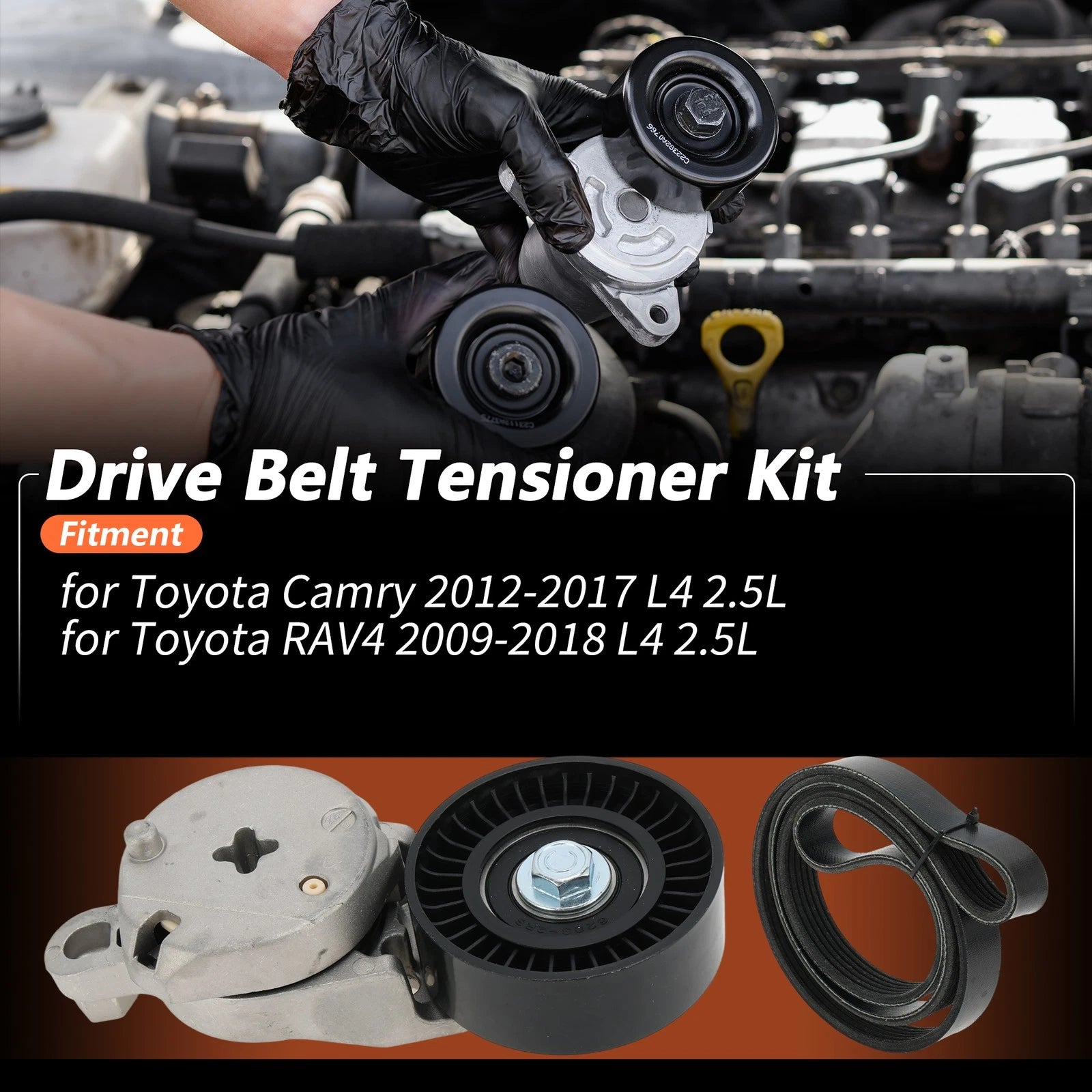 Drive Belt Tensioner Kit for Toyota Camry (2012–2017) 90K-39106