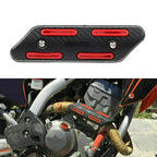 Exhaust Muffler Pipe Heat Shield Cover for Motor - Red Anti-Scalding