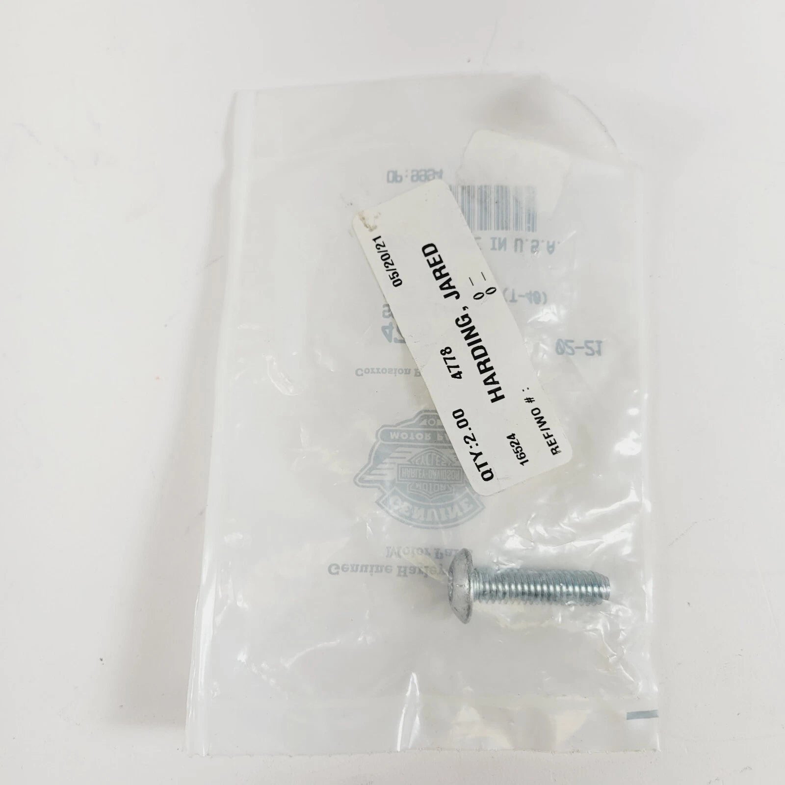 Screw 5/16-18 X 1-3/8 Torx Button for Harley-Davidson