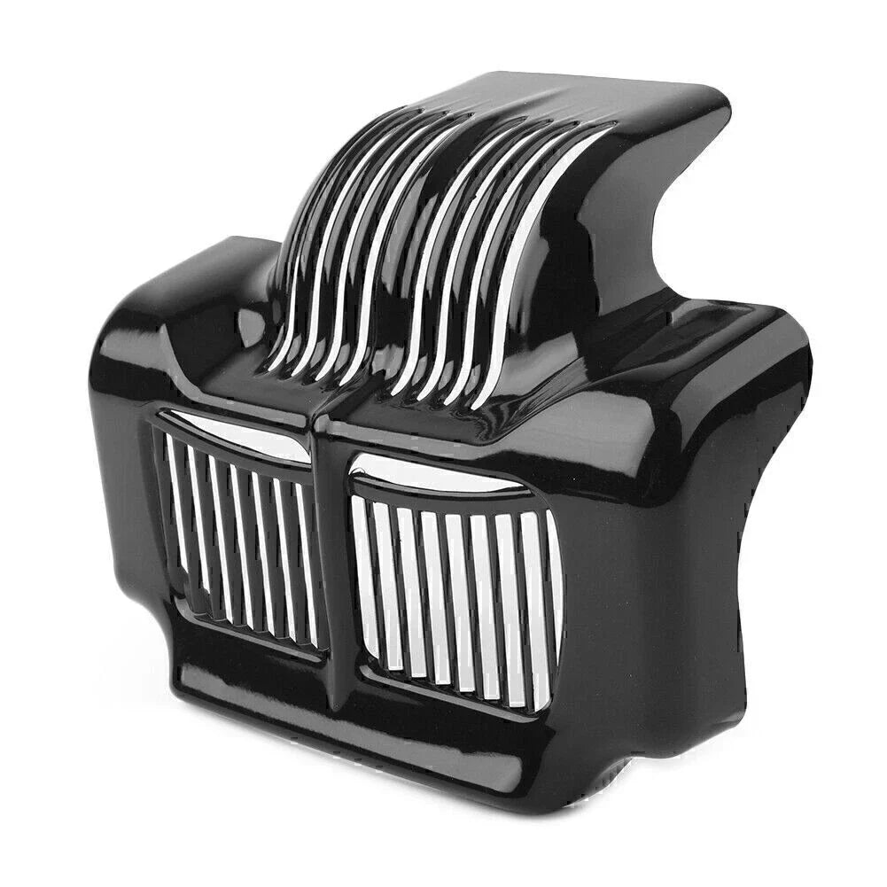 Black Stock Oil Cooler Cover for Harley Touring Electra Road Street Glide (11-15)