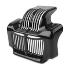 Black Stock Oil Cooler Cover for Harley Touring Electra Road Street Glide (11-15)