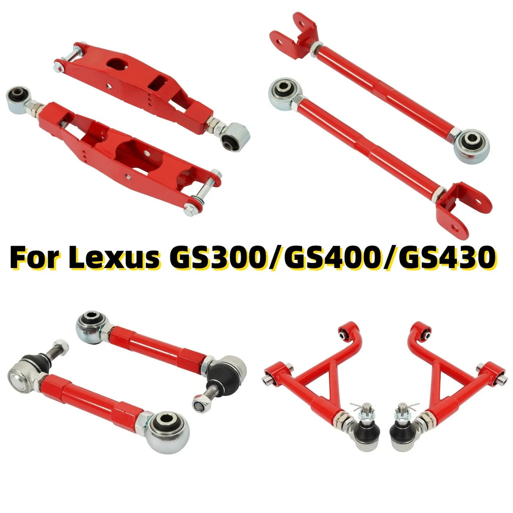 Rear Control Arm Camber Toe Traction Rod Kit for Lexus GS300 GS400 GS430 (1998–2005)