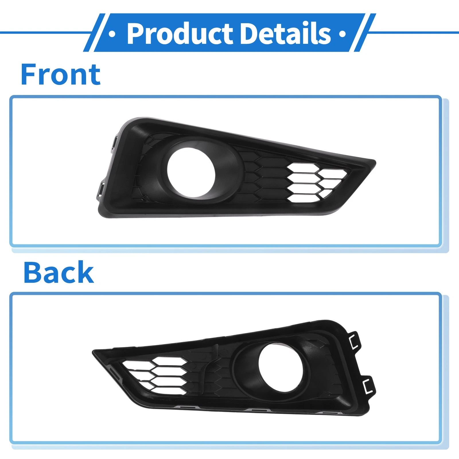 Front Right Fog Light Grill No. 71102T9AT50 for Honda City (2015–2018)