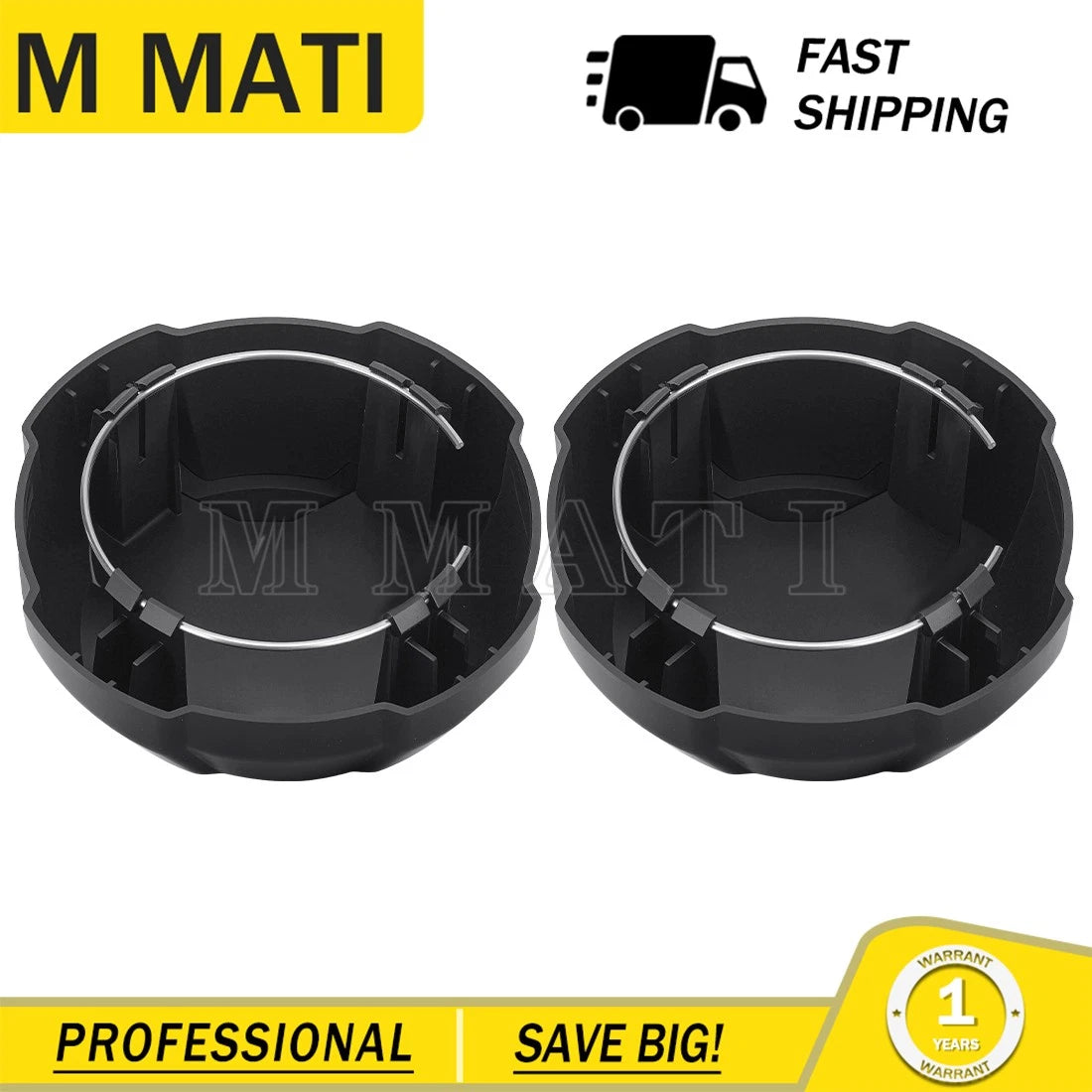2 Front Wheel Rim Caps for Polaris Ranger SP 570 (2022–2024)