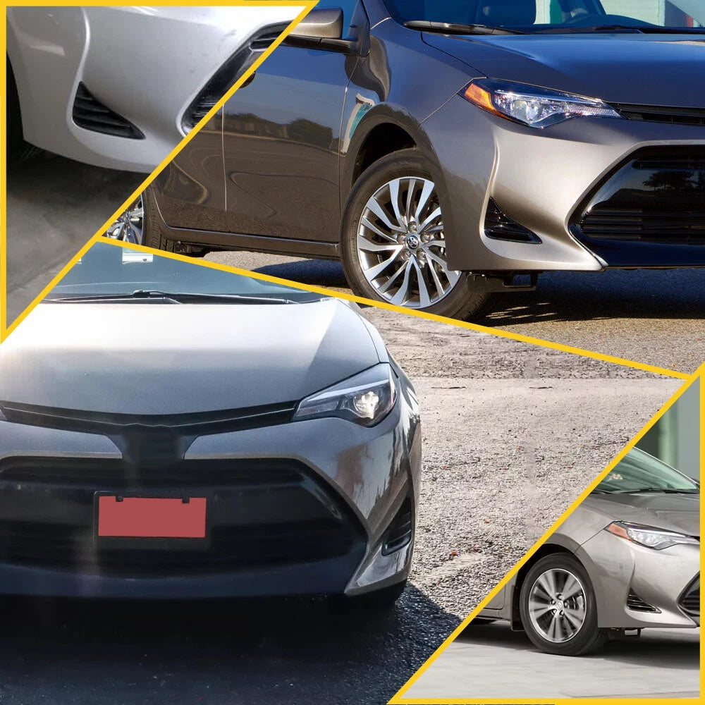 2 Fog Light Lamp Bezel for Toyota Corolla (2017–2019)