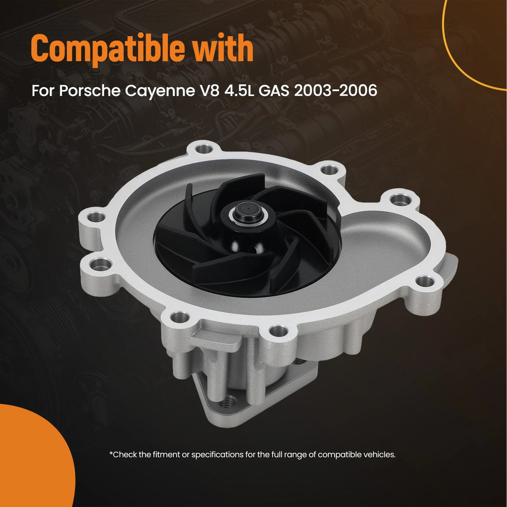 Coolant Pump for Porsche Cayenne V8 4.5L (2003–2006) 94810601104 Aluminum