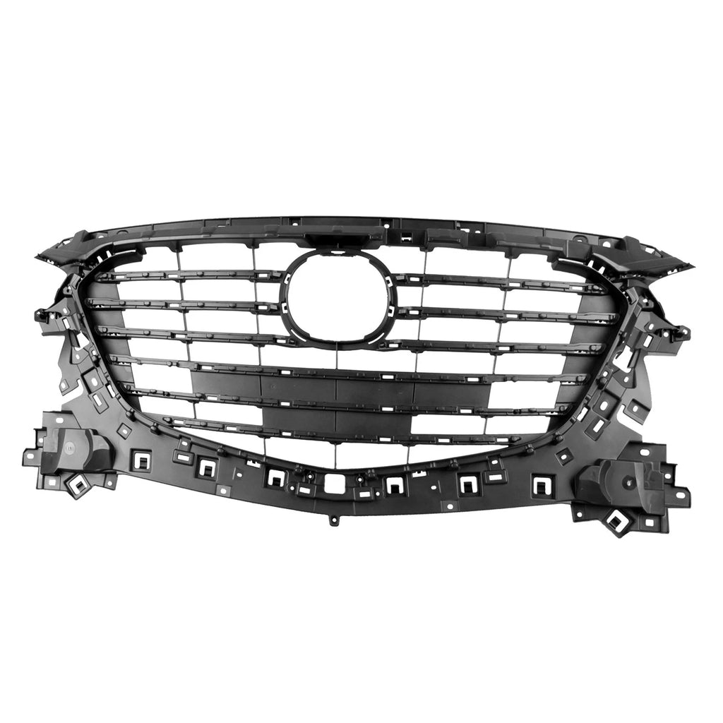 Replacement Black Painted Plastic Front Grille for Toyota Hilux (2005–2015)