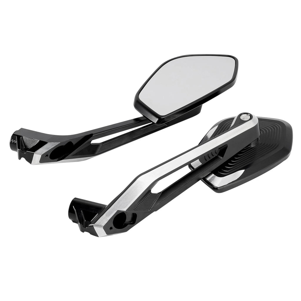CNC Aluminum Mirror Set Left & Right for BMW R1250GS/Adventure (2018–2025)