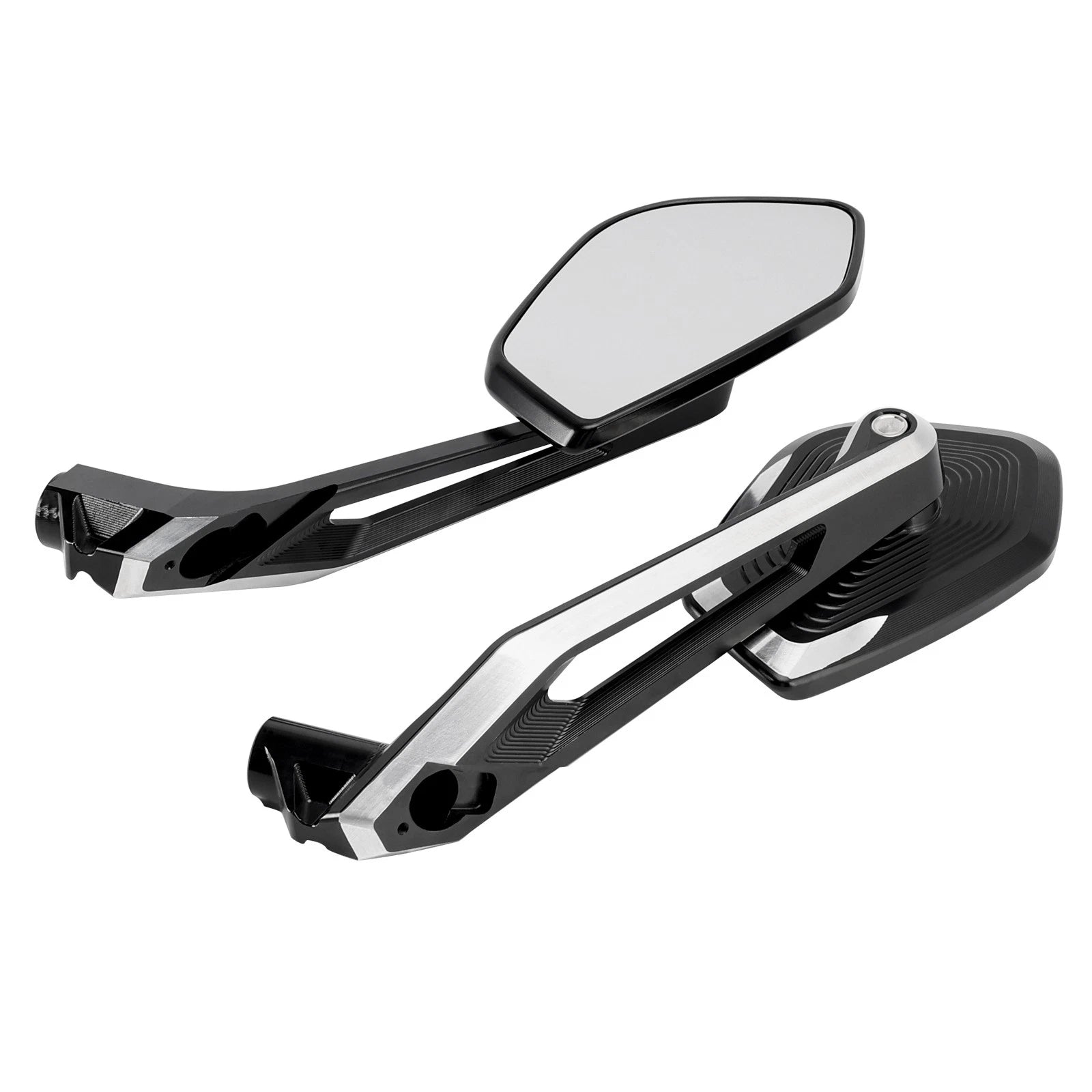 CNC Aluminum Mirror Set Left & Right for BMW R1250GS/Adventure (2018–2025)