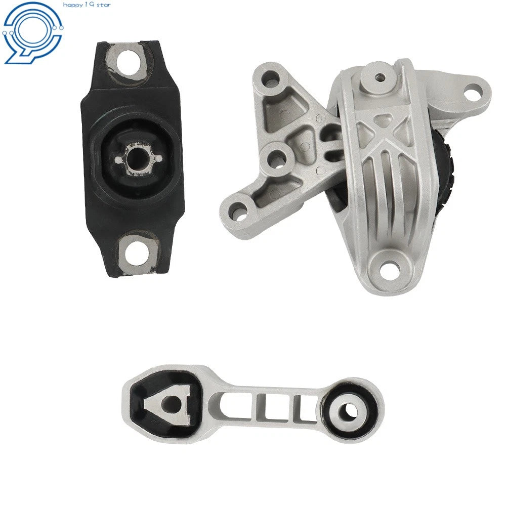Set of 3 Engine Motor & Transmission Mounts for Fiat 500 (2013)