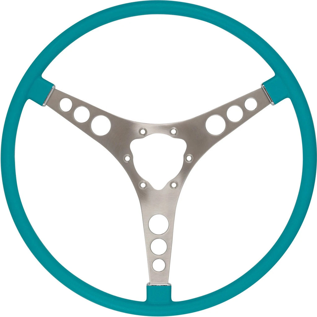 Steering Wheel Replacement for 1959–1960 Chevrolet Corvette (Turquoise 15")