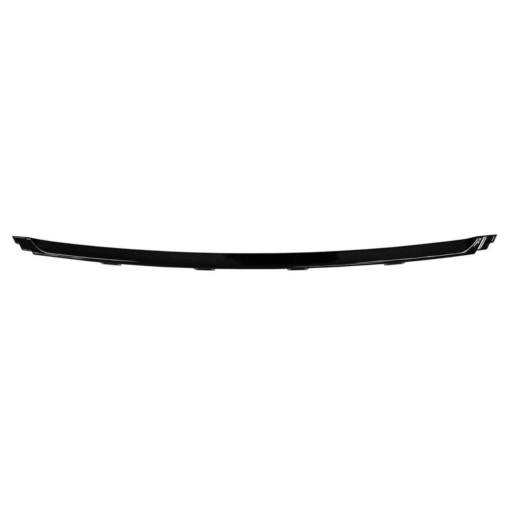 Replacement Black ABS Plastic Front Center Bumper Cover Molding