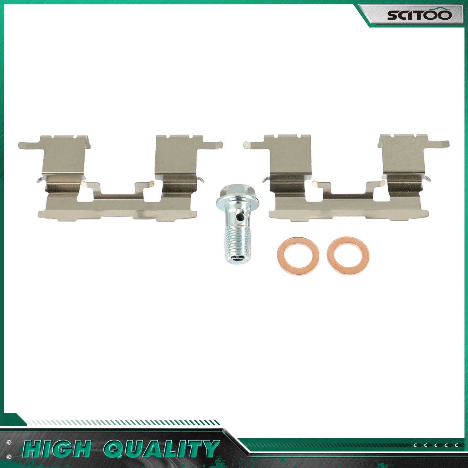 Front Brake Calipers w/ Bracket for Toyota Prius (2004–2009)